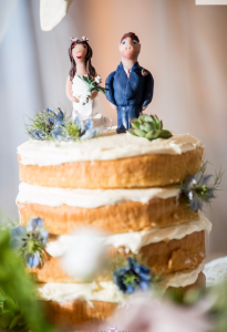 Mr and Mrs Stortz's home made wedding cake